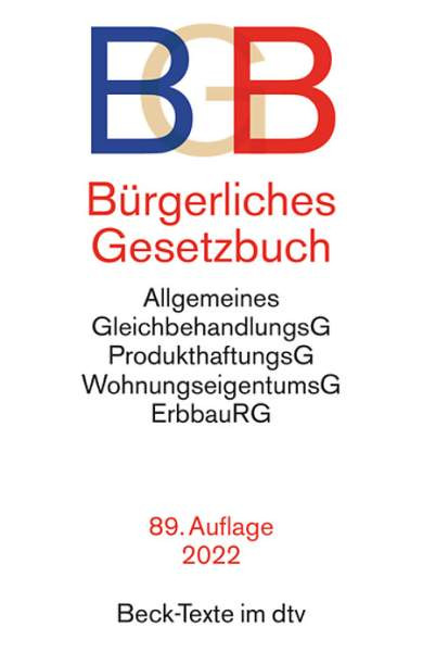 dtv Verlagsgesellschaft | Bürgerliches Gesetzbuch | 