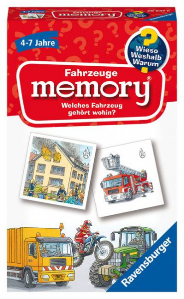 Ravensburger | Wieso? Weshalb? Warum? Fahrzeuge memory