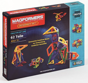 Magformers | Creator Designer Set | 62-teilig | Magnetspiel