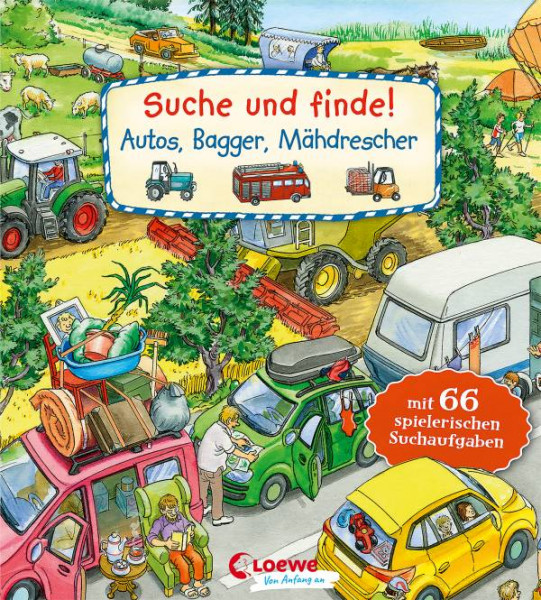 Loewe | Suche und finde! - Autos, Bagger, Mähdrescher | 