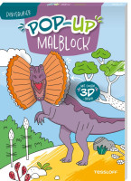 Tessloff Verlag Ragnar Tessloff GmbH & Co. KG | Pop-up Malblock. Dinosaurier | 