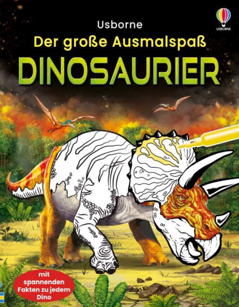 Usborne | Der große Ausmalspaß: Dinosaurier | Smith, Sam