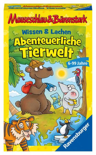 Ravensburger | Mauseschlau&Bärenstark  Wissen und Lachen - Abenteuerliche Tierwelt 