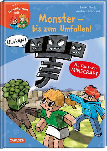 Carlsen | Lesenlernen mit Spaß - Minecraft Band 2: Monster - bis zum Umfallen!