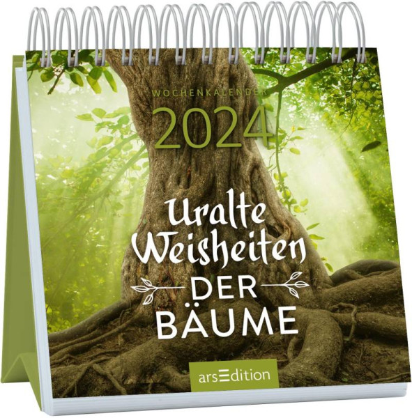 arsEdition | Mini-Wochenkalender Uralte Weisheiten der Bäume 2024 | 