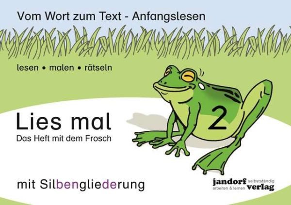 jandorfverlag KG | Lies mal 2 (mit Silbengliederung) - Das Heft mit dem Frosch