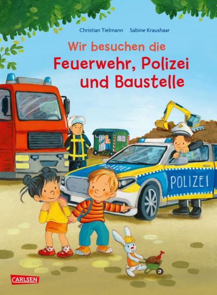 Carlsen | Max-Bilderbücher: Wir besuchen die Feuerwehr, Polizei und Baustelle | Tielmann, Christian
