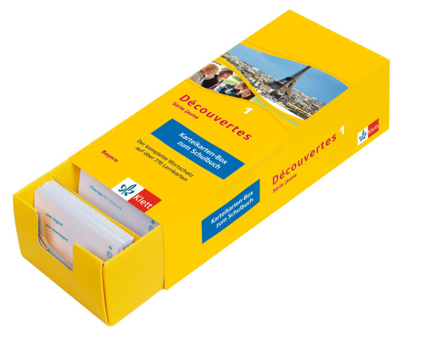 Klett Lerntraining bei PONS Langenscheidt | Découvertes 1 Bayern (ab 2017) - Vokabel-Lernbox zum Schulbuch 1. Lernjahr | 