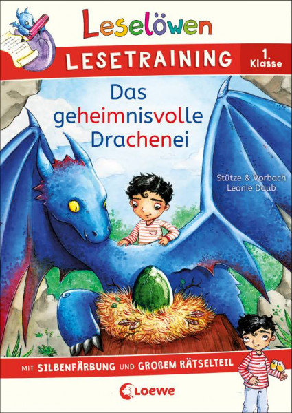 Loewe | Leselöwen Lesetraining 1. Klasse - Das geheimnisvolle Drachenei | Stütze & Vorbach