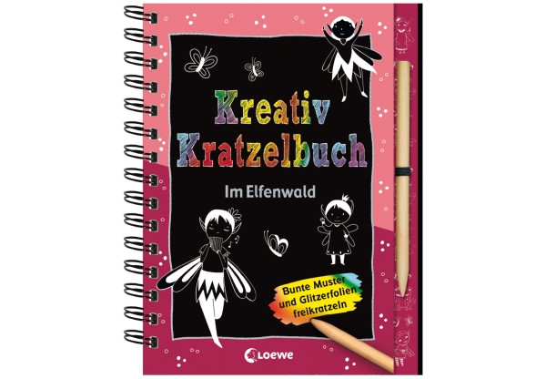 Loewe | Kreativ-Kratzelbuch: Im Elfenwald