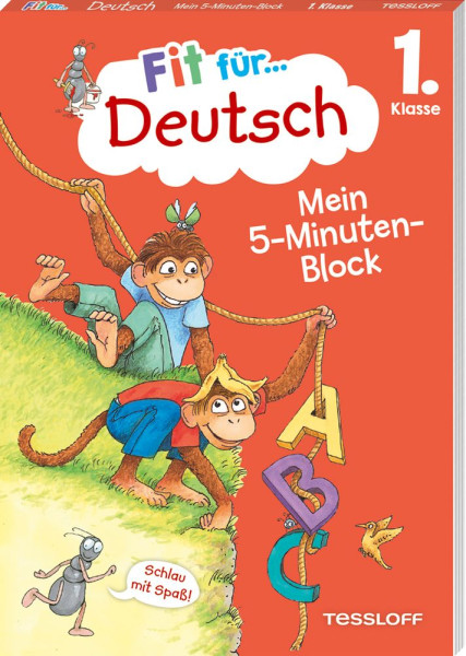 Tessloff Verlag Ragnar Tessloff GmbH & Co. KG | Fit für Deutsch 1. Klasse. Mein 5-Minuten-Block | Zenker, Werner