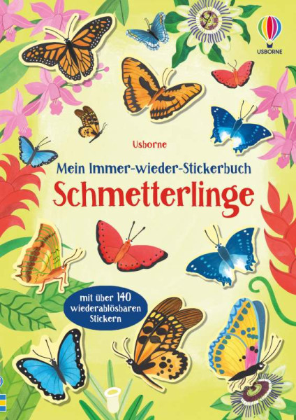 Usborne | Mein Immer-wieder-Stickerbuch: Schmetterlinge | Bingham, Jane