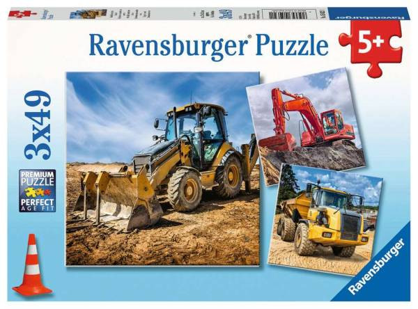 Ravensburger | Baufahrzeuge im Einsatz 3x49T | 050321