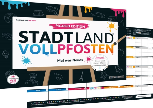 DENKRIESEN | Stadt Land Vollpfosten® Picasso Edition | SL2003