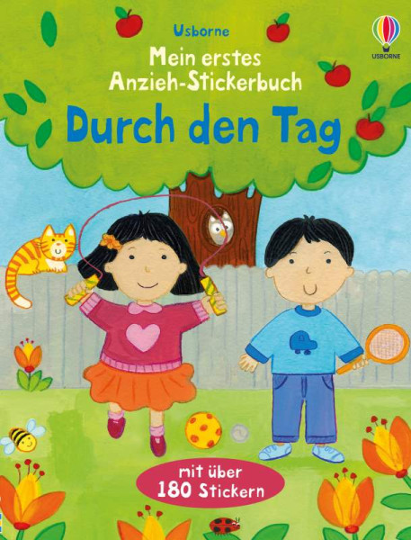 Usborne | Mein erstes Anzieh-Stickerbuch: Durch den Tag | Brooks, Felicity