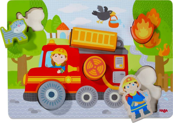 HABA | Holzpuzzle Feuerwehrauto | 306291