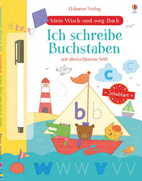 Usborne | Mein Wisch-und-weg-Buch Schulstart: Ich schreibe Buchstaben