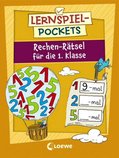 Loewe | Lernspiel-Pockets - Rechen-Rätsel für die 1. Klasse
