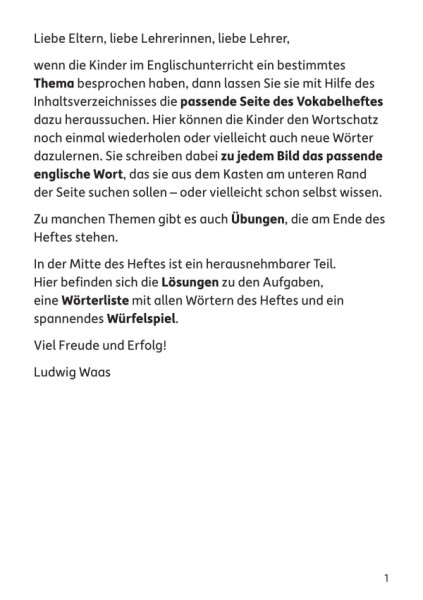 Hauschka Verlag | Mein buntes Vokabelheft. Englisch 3./4. Klasse |