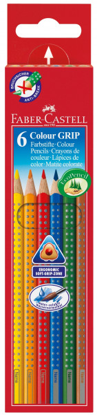 Faber-Castell | Buntstift Colour GRIP 6er Etui | 112406