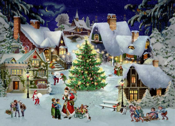 Coppenrath | Puzzle – Weihnachten im Dorf | 