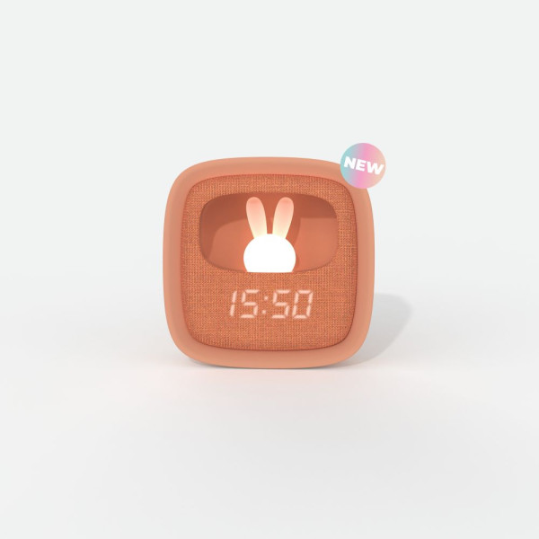 MOB | BILLY CLOCK AND LIGHT - CARAMEL   | BILLY-CHOC-01