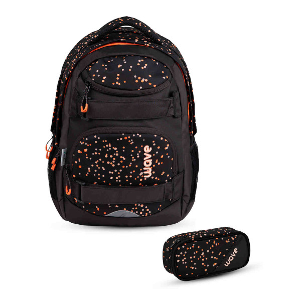Belmil | Wave Infinity Move Schulrucksack Set 2 tlg. "Dots Blooms" | 338-92/ASET-1/2