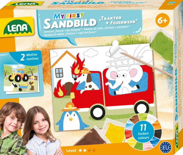 Simm Spielwaren | Sandbilder Fahrzeuge