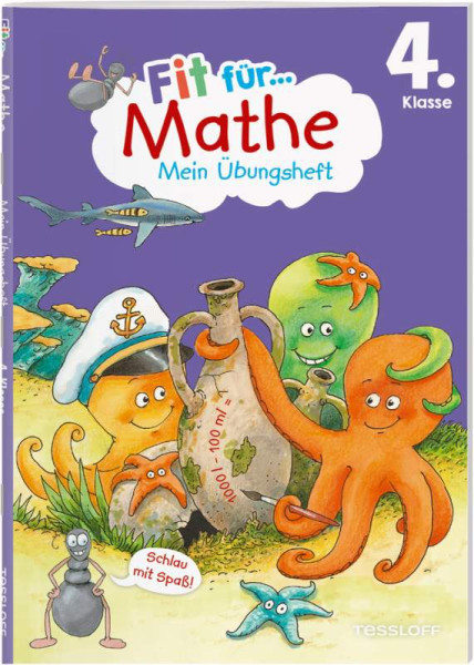 Tessloff Verlag Ragnar Tessloff GmbH & Co. KG | Fit für Mathe 4. Klasse. Mein Übungsheft | Tonte, Andrea