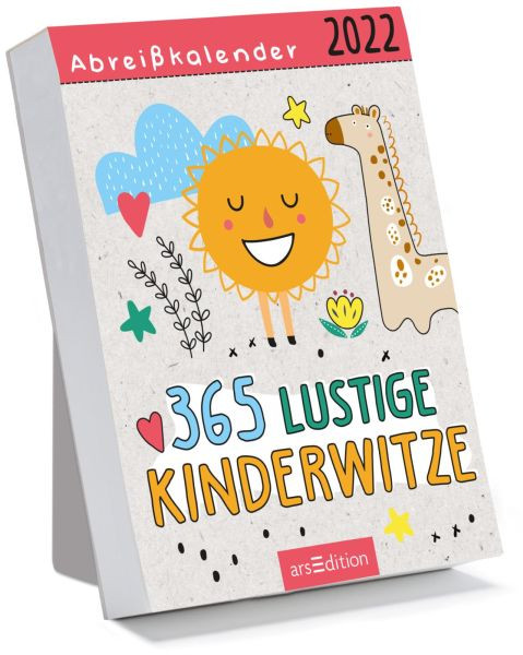 arsEdition | Abreißkalender 365 lustige Kinderwitze 2022 | 