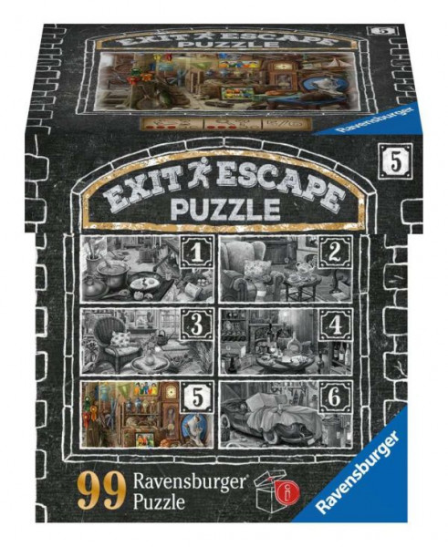 Eine Schachtel mit dem Puzzle 5 abgegbildet