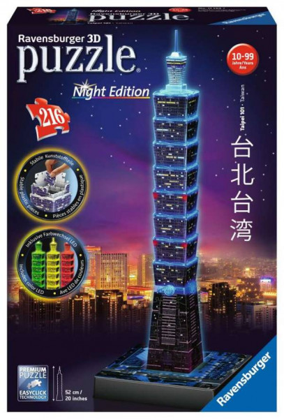 Ravensburger Puzzle | Taipei 101 bei Nacht | 111497