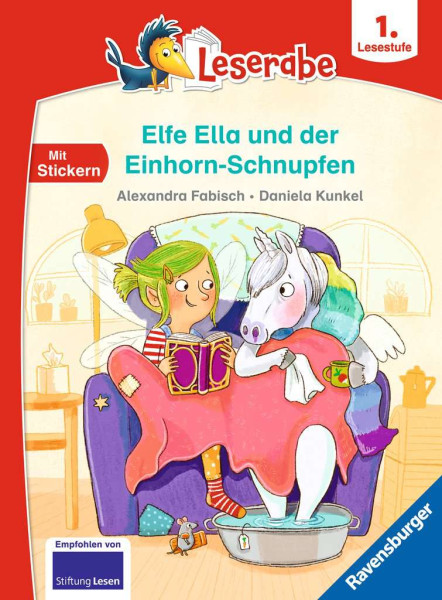 Ravensburger | Leserabe - 1. Lesestufe: Elfe Ella und der Einhorn-Schnupfen | 46212