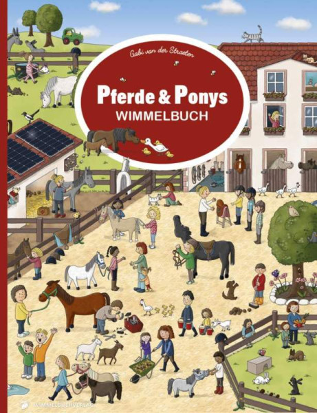 adrian & wimmelbuchverlag | Pferde und Ponys Wimmelbuch | 
