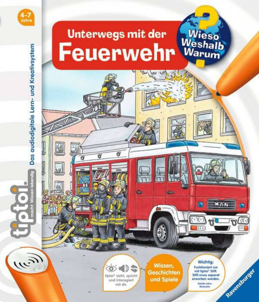 Ravensburger Buchverlag | tiptoi® Unterwegs mit der Feuerwehr