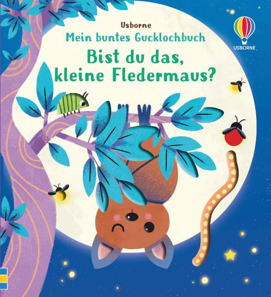 Usborne | Mein buntes Gucklochbuch: Bist du das, kleine Fledermaus? | Taplin, Sam