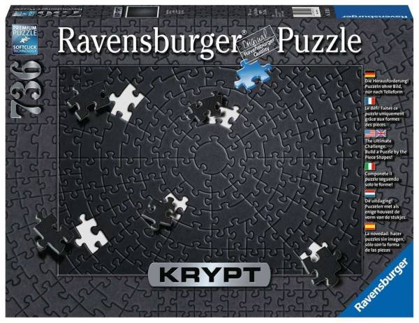 Ravensburger Puzzle | Krypt Black               736p | 736 Teile