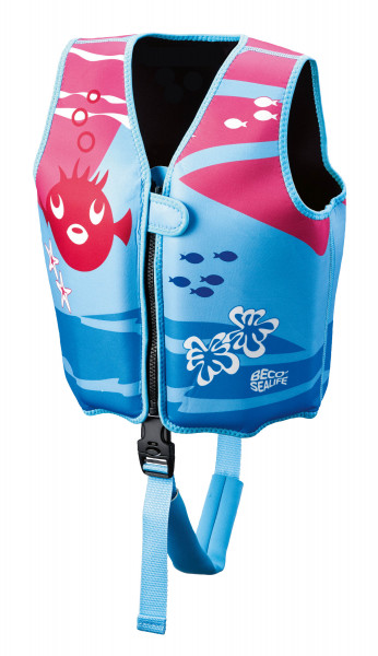 BECO | SEALIFE Schwimmweste blau/pink Größe M | 09639-004