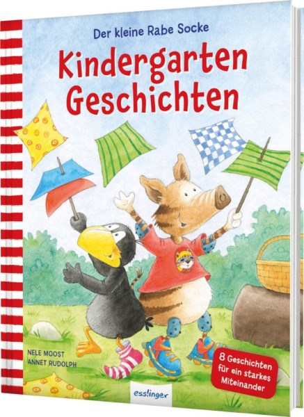 Esslinger in der Thienemann-Esslinger Verlag GmbH | Der kleine Rabe Socke: Kindergarten-Geschichten | Moost, Nele