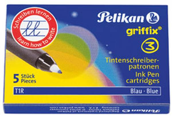 Pelikan | Ersatzpatronen Tintenroller Griffix T1R | 960567