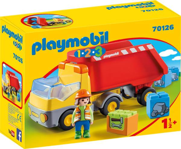 PLAYMOBIL® 1.2.3 | Kipplaster | 70126