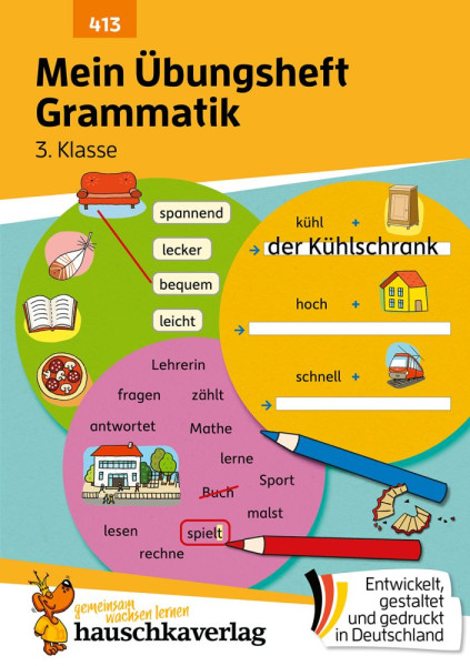 Hauschka Verlag | Mein Übungsheft Grammatik 3. Klasse | Maier, Ulrike