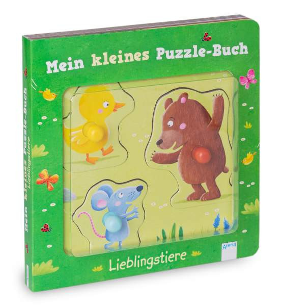 Arena | Mein kleines Puzzle-Buch. Lieblingstiere | Jaekel, Franziska