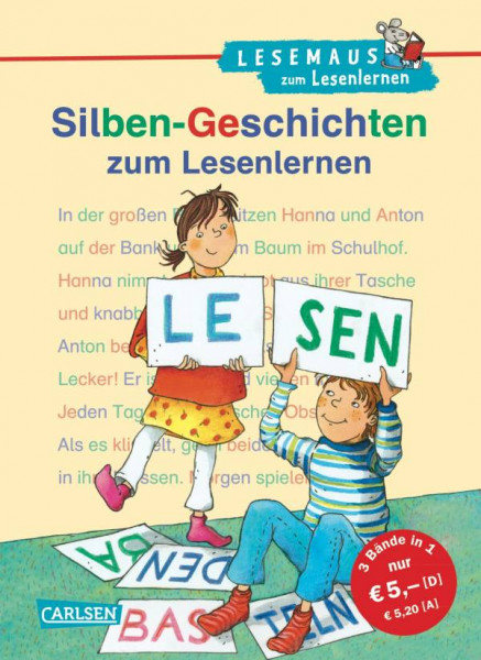 Carlsen | LESEMAUS zum Lesenlernen Sammelbände: Silben-Geschichten zum Lesenlernen