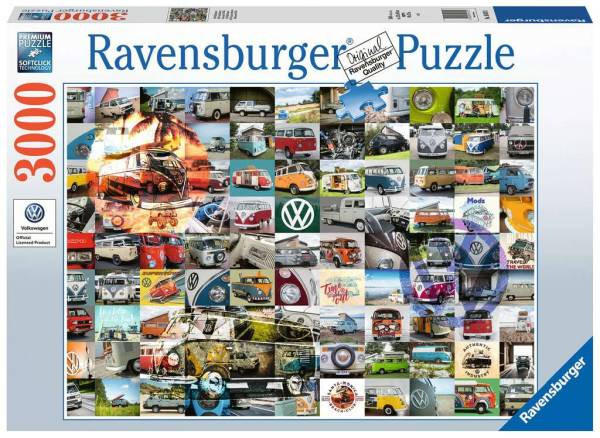 Ravensburger Puzzle | 99 Bulli Moments | 3000 Teile
