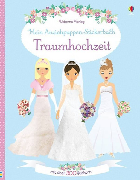 Usborne | Mein Anziehpuppen-Stickerbuch: Traumhochzeit