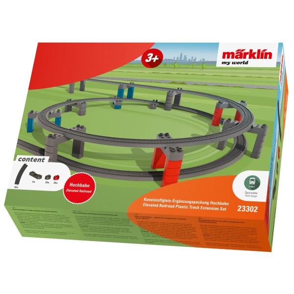 Märklin | H0 Gleisergänzungsp.z.Hochbahn | 23302