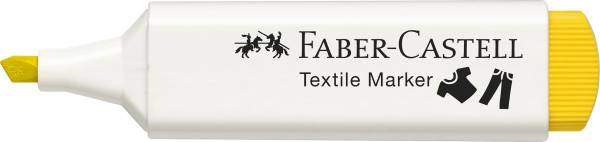 Faber-Castell | 1 Stück Textilmarker gelb