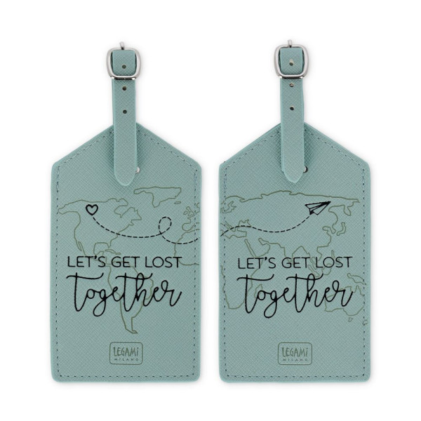 Legami | LUGGAGE TAG - LET'S GET LOST TOGETHER - TRAVEL | NLUG0006