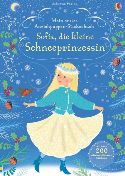 Usborne | Mein erstes Anziehpuppen-Stickerbuch: Sofia, die kleine Schneeprinzessin